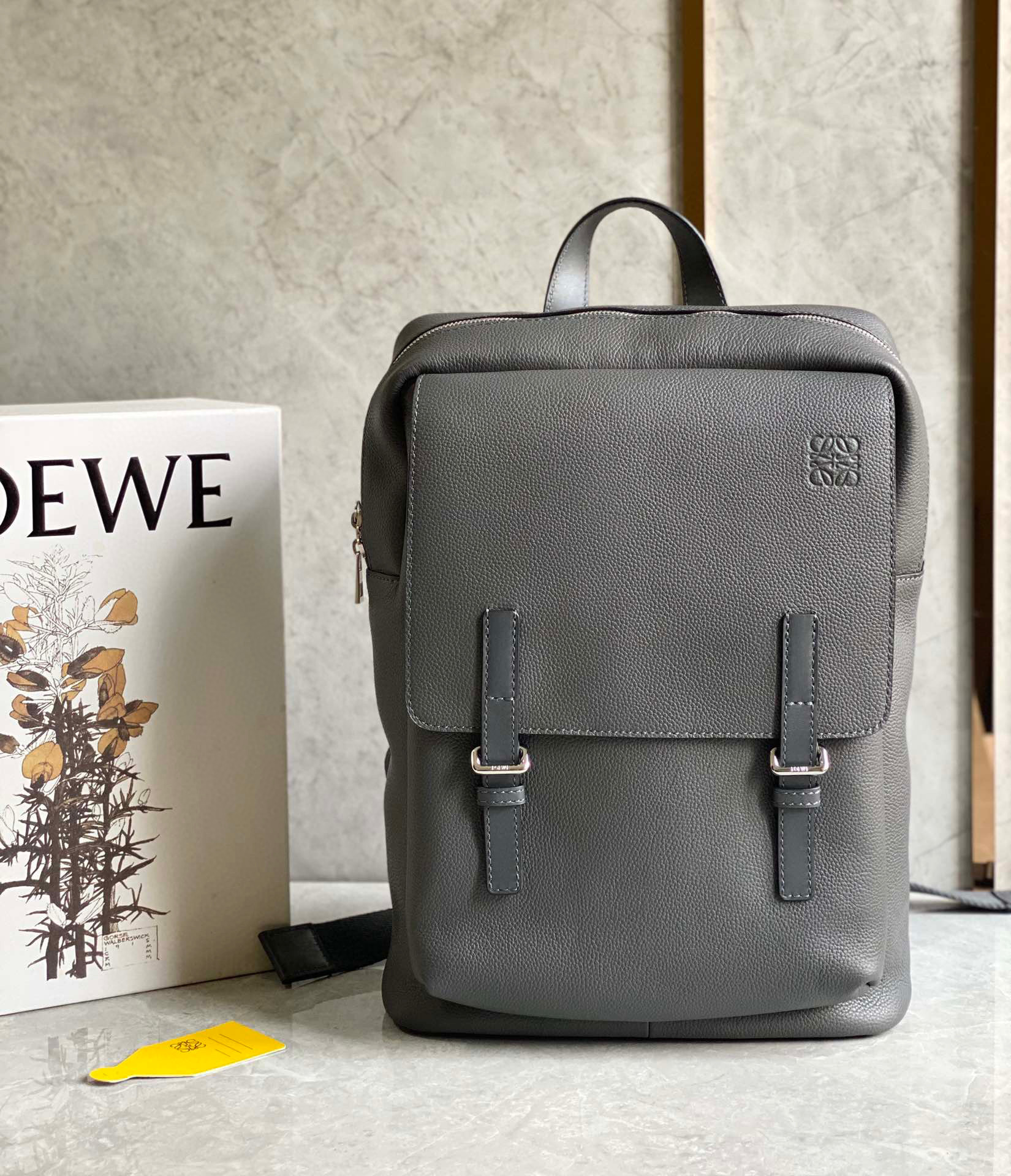 Loewe - Military Full Grain Leather Backpack