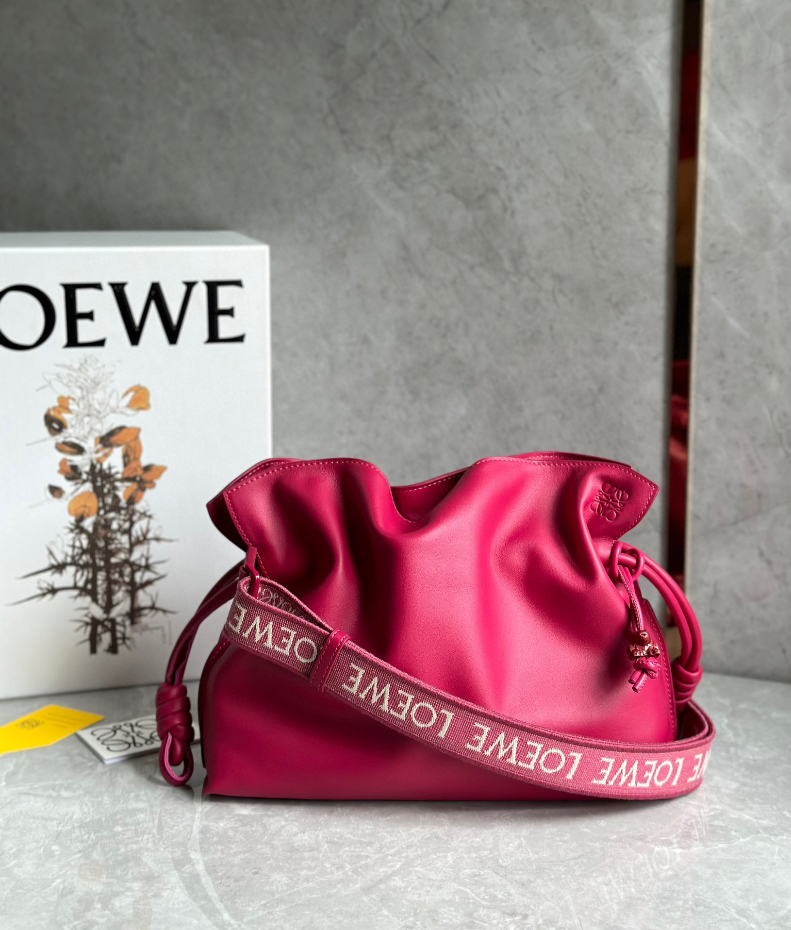 Loewe Flamenco Clutch Monochrome Bag