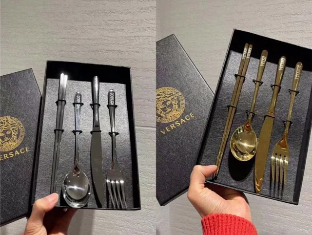 Versace 4-piece tableware set
