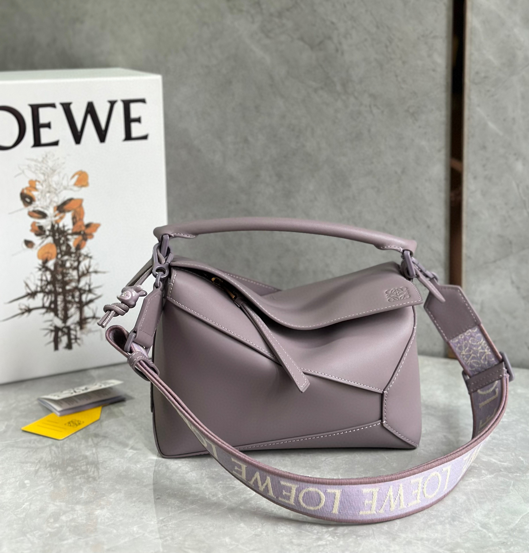 Loewe Mini Hammock Drawstring Leather Bag