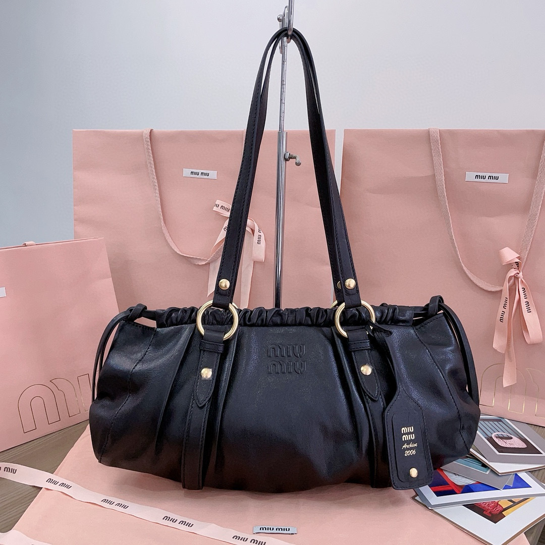 Miu Miu Shoulder Bag Black