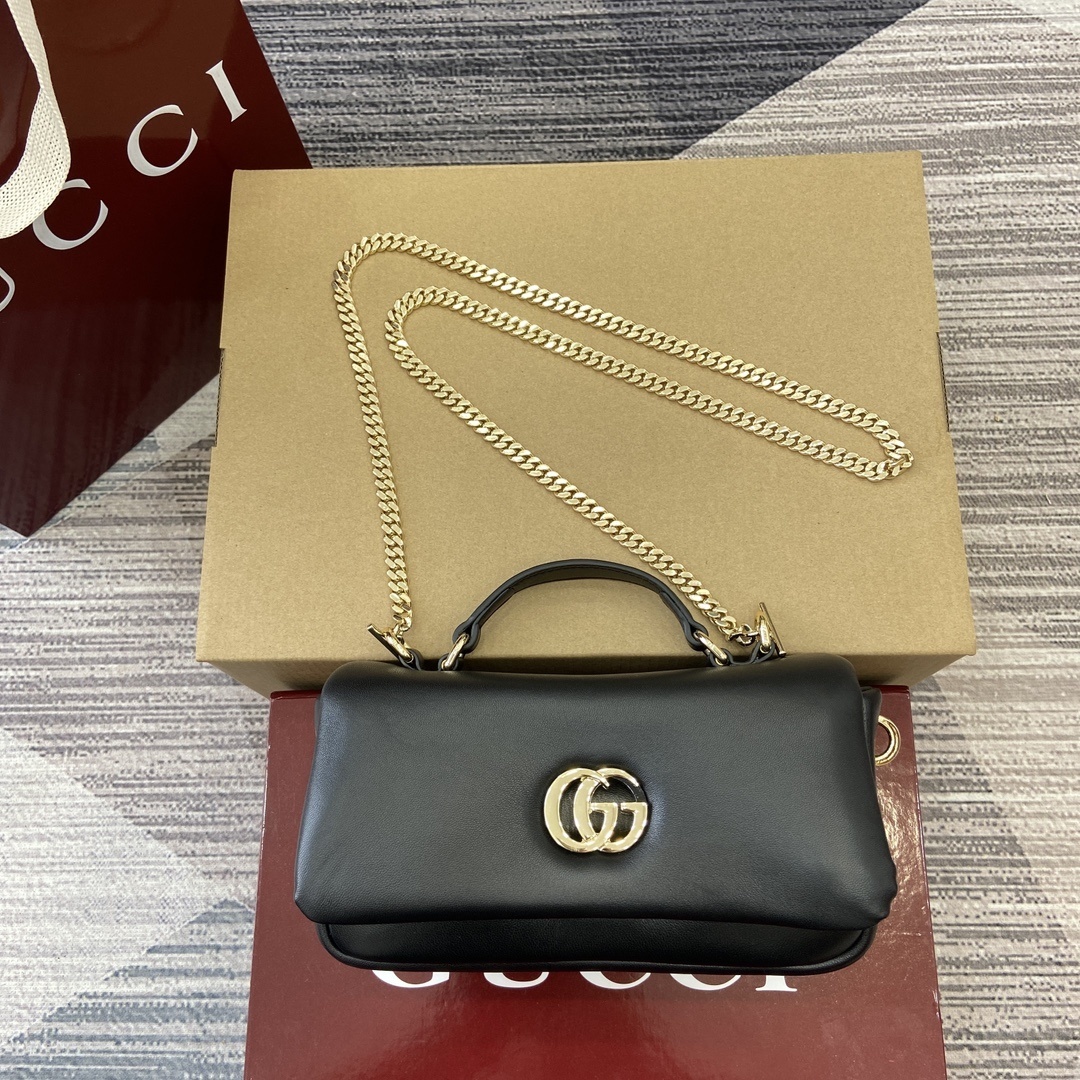 Gucci GG Milano top handle bag black
