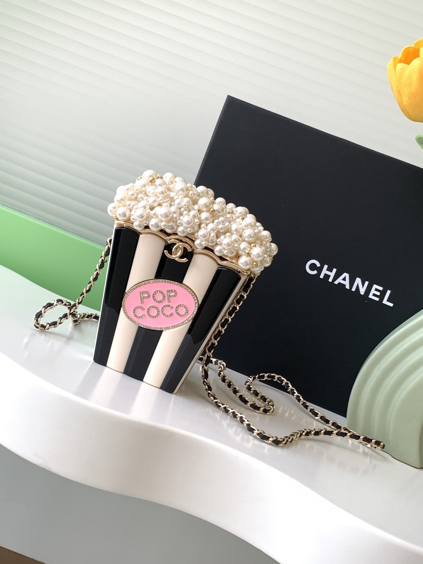 Chanel Popcorn Minaudière Bag