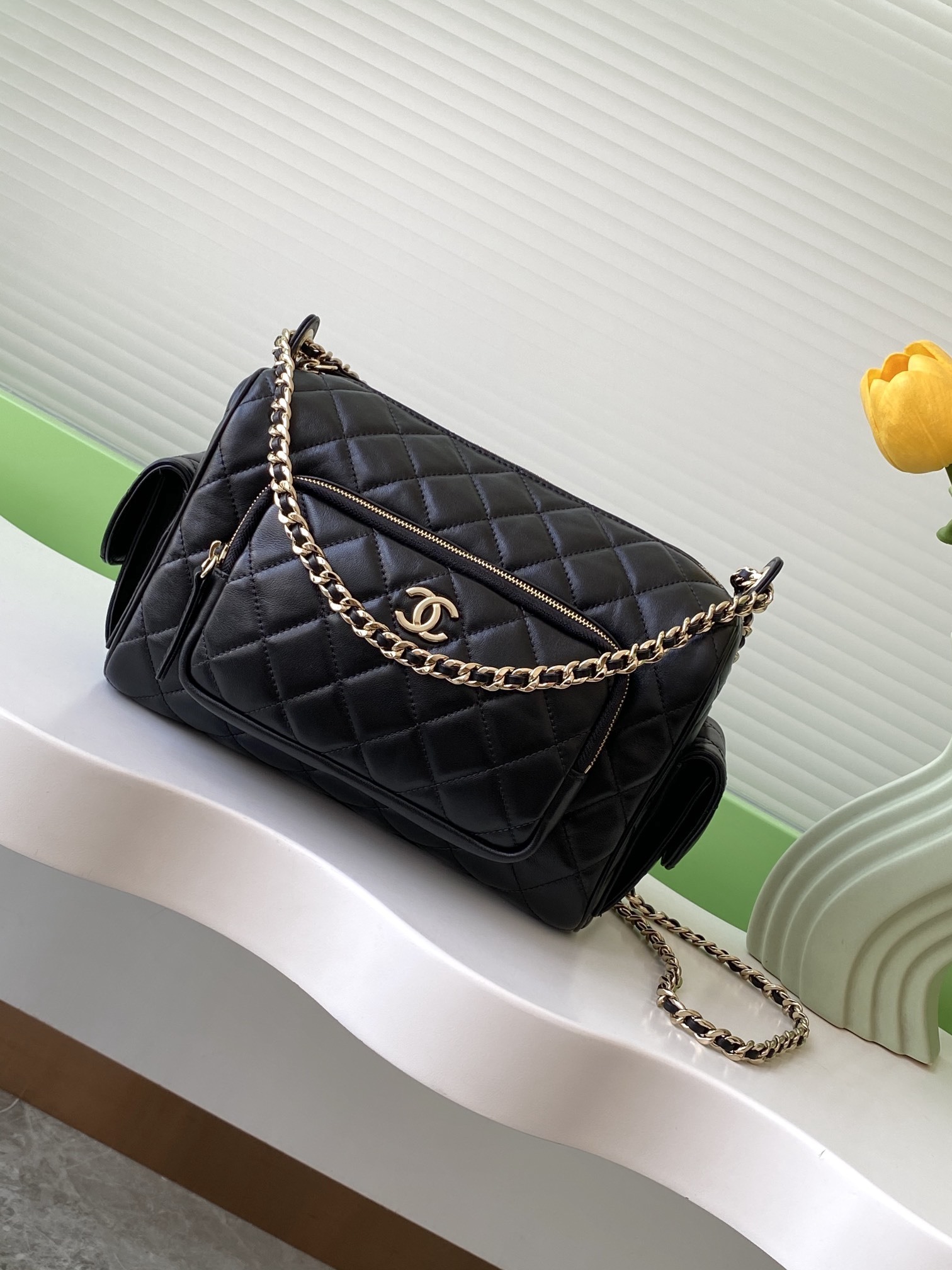 Chanel Pocket Camera Case - Black Shoulder Bag