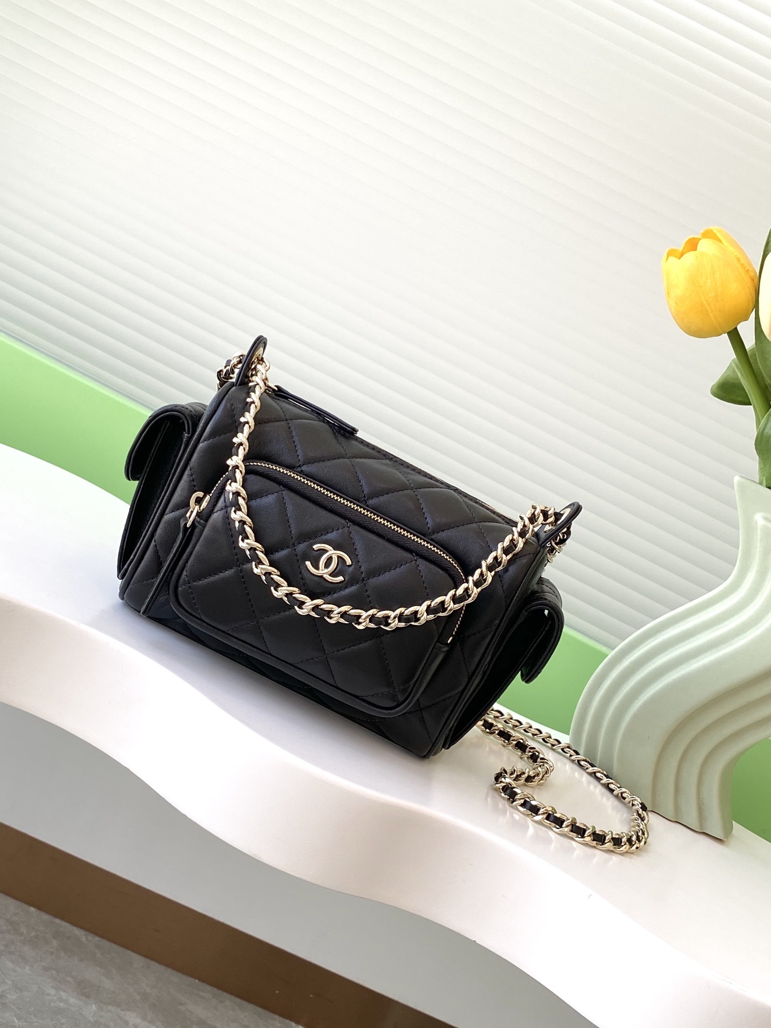 Chanel Pocket Camera Case - Black Shoulder Bag