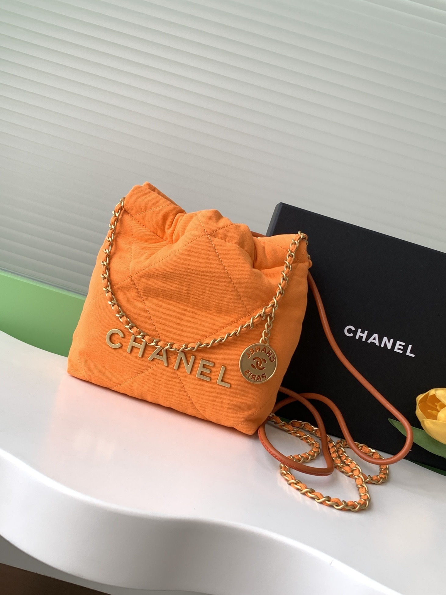 Chanel Shopping Bag orange
