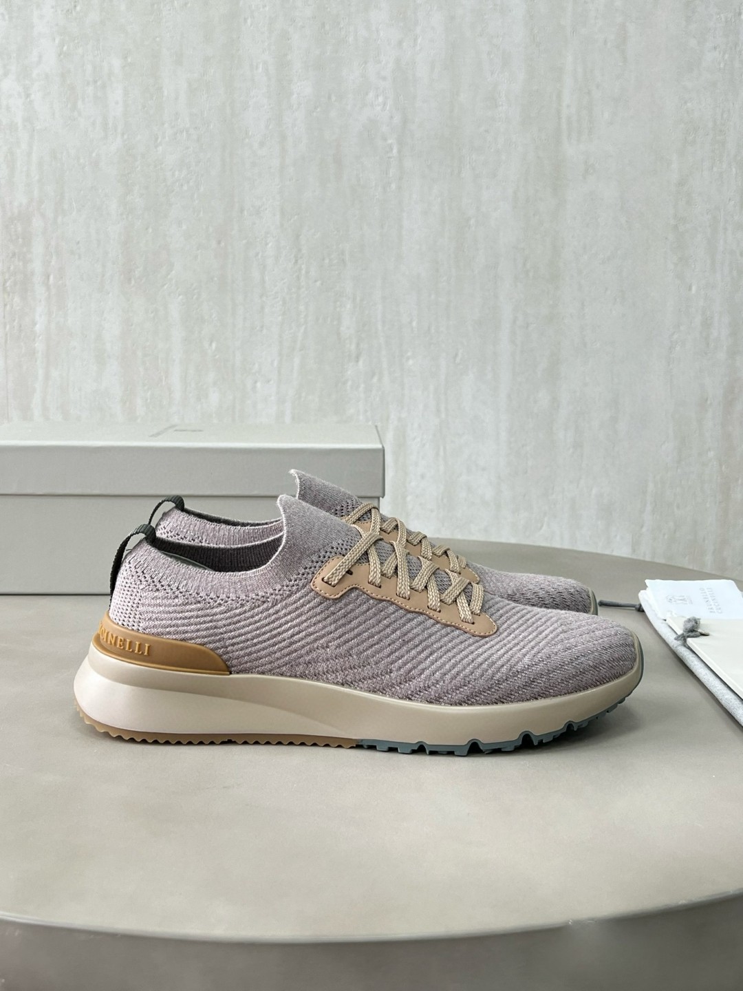 Brunello Cucinelli Knit Running Sneakers