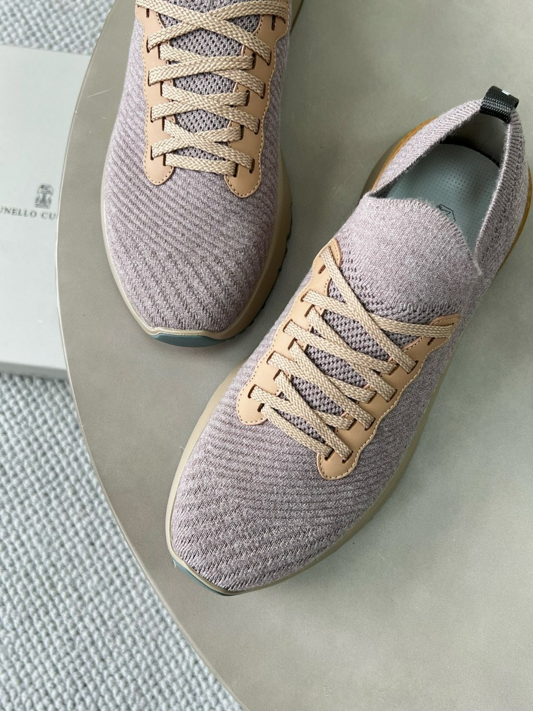 Brunello Cucinelli Knit Running Sneakers