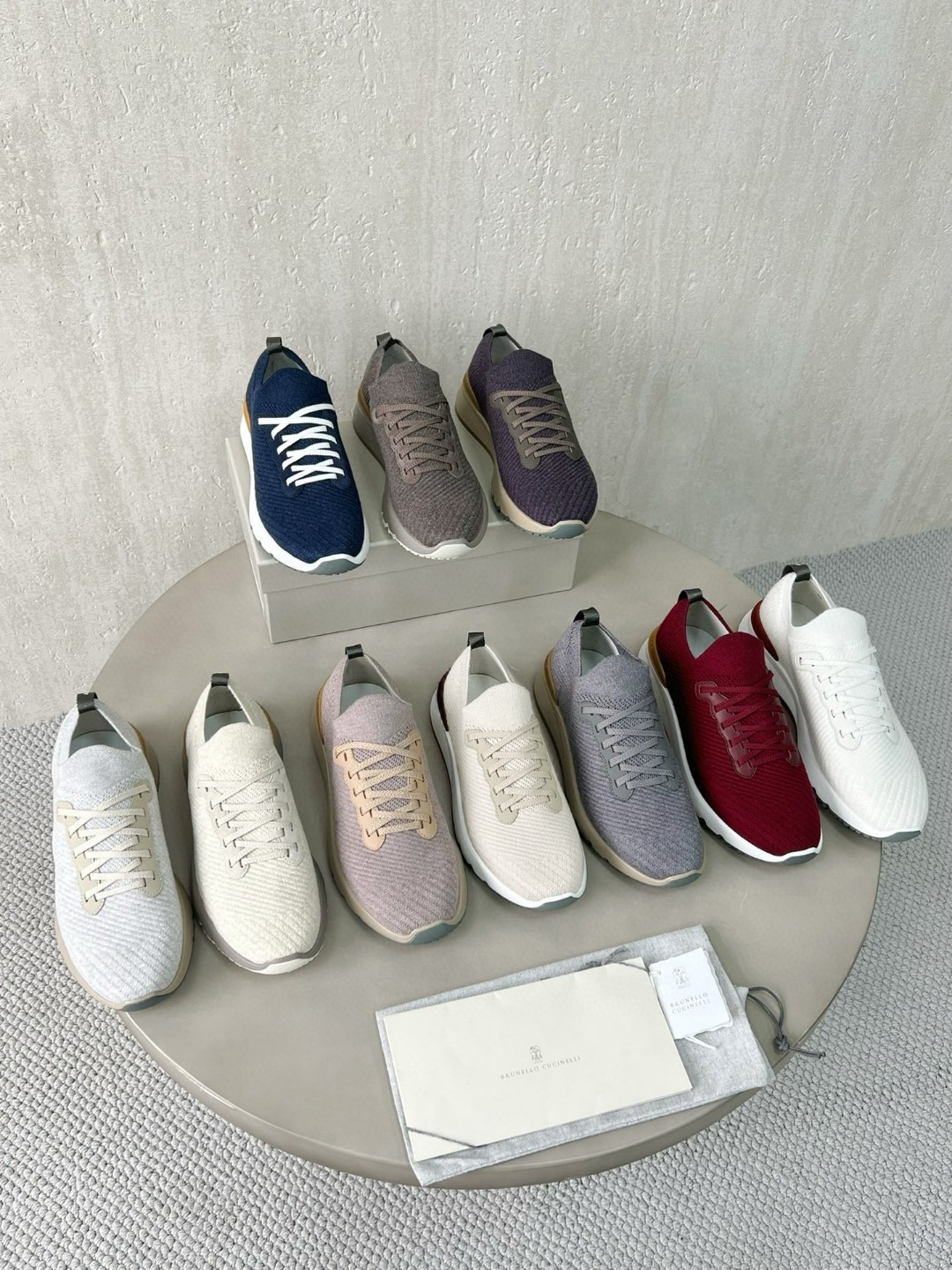 Brunello Cucinelli Knit Running Sneakers all colors
