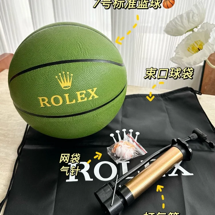 Rolex Basketball with air pump green