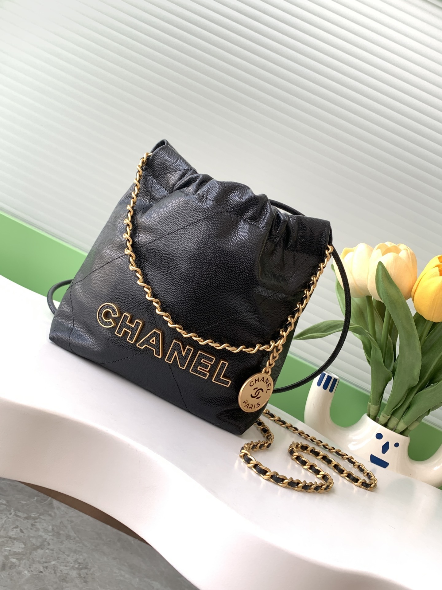 Chanel 22S Trash Bag Mini Pearl Bag