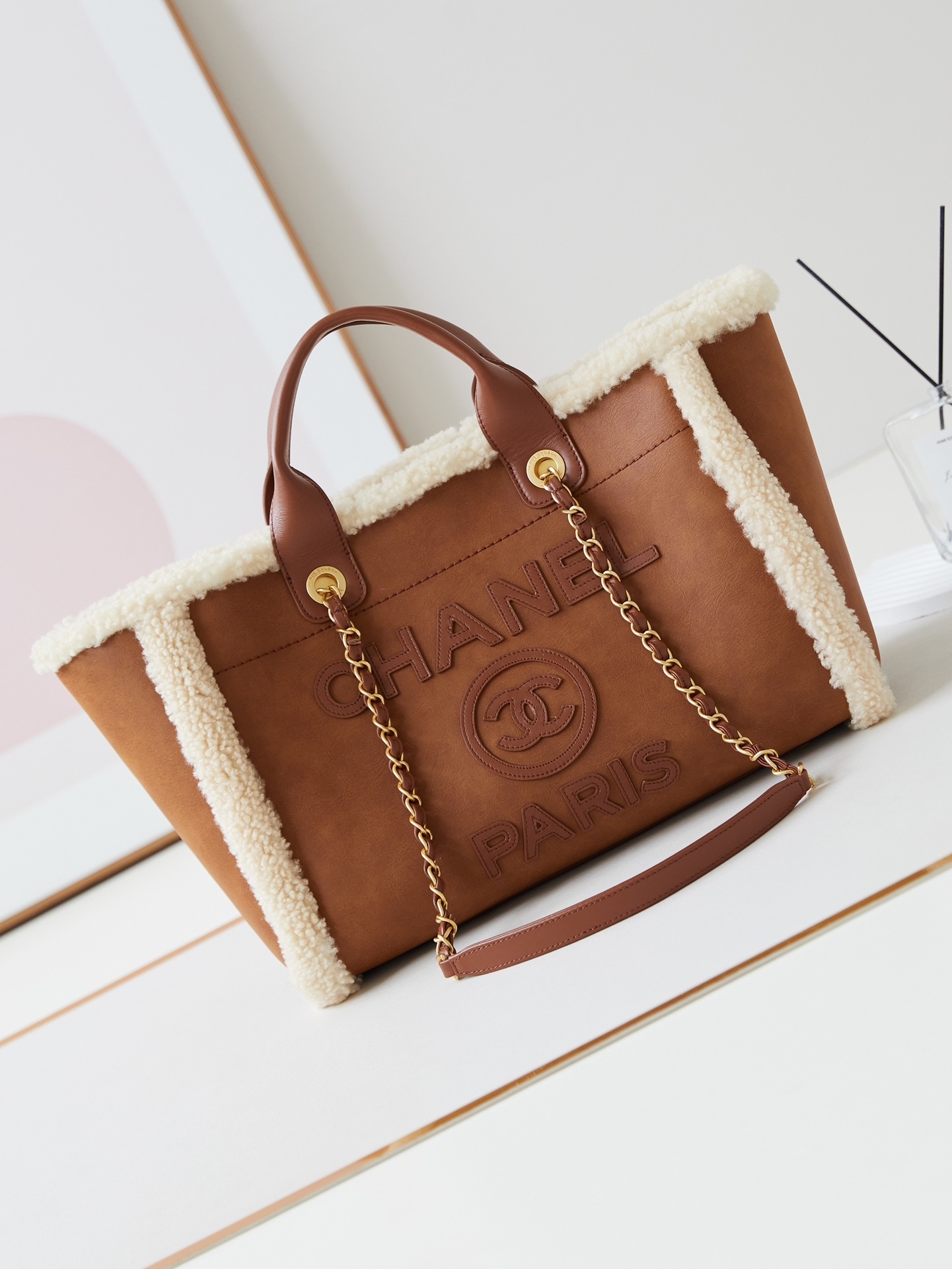 Chanel  Woman Suede Handbag