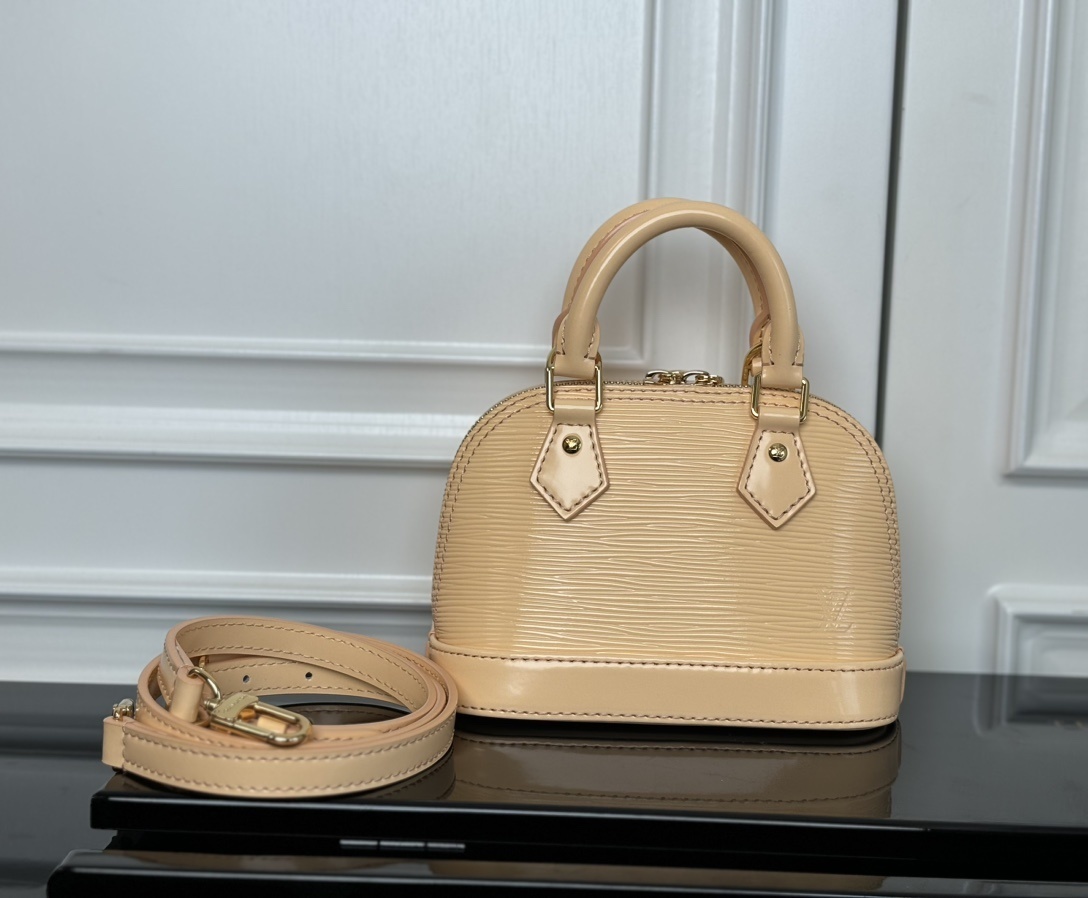 LV Camel Alma BB Sporty Bag