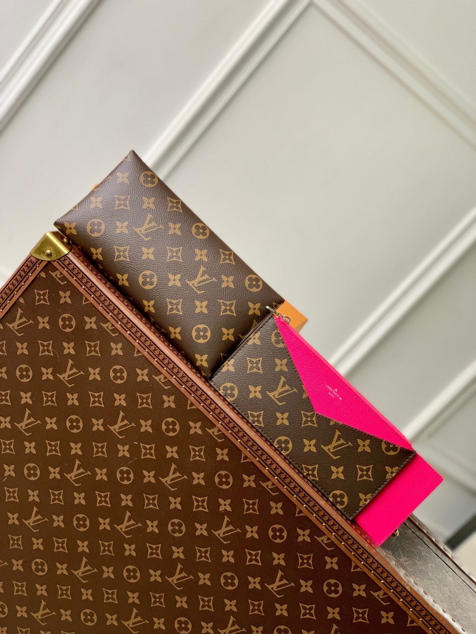 LV Leather Pocket