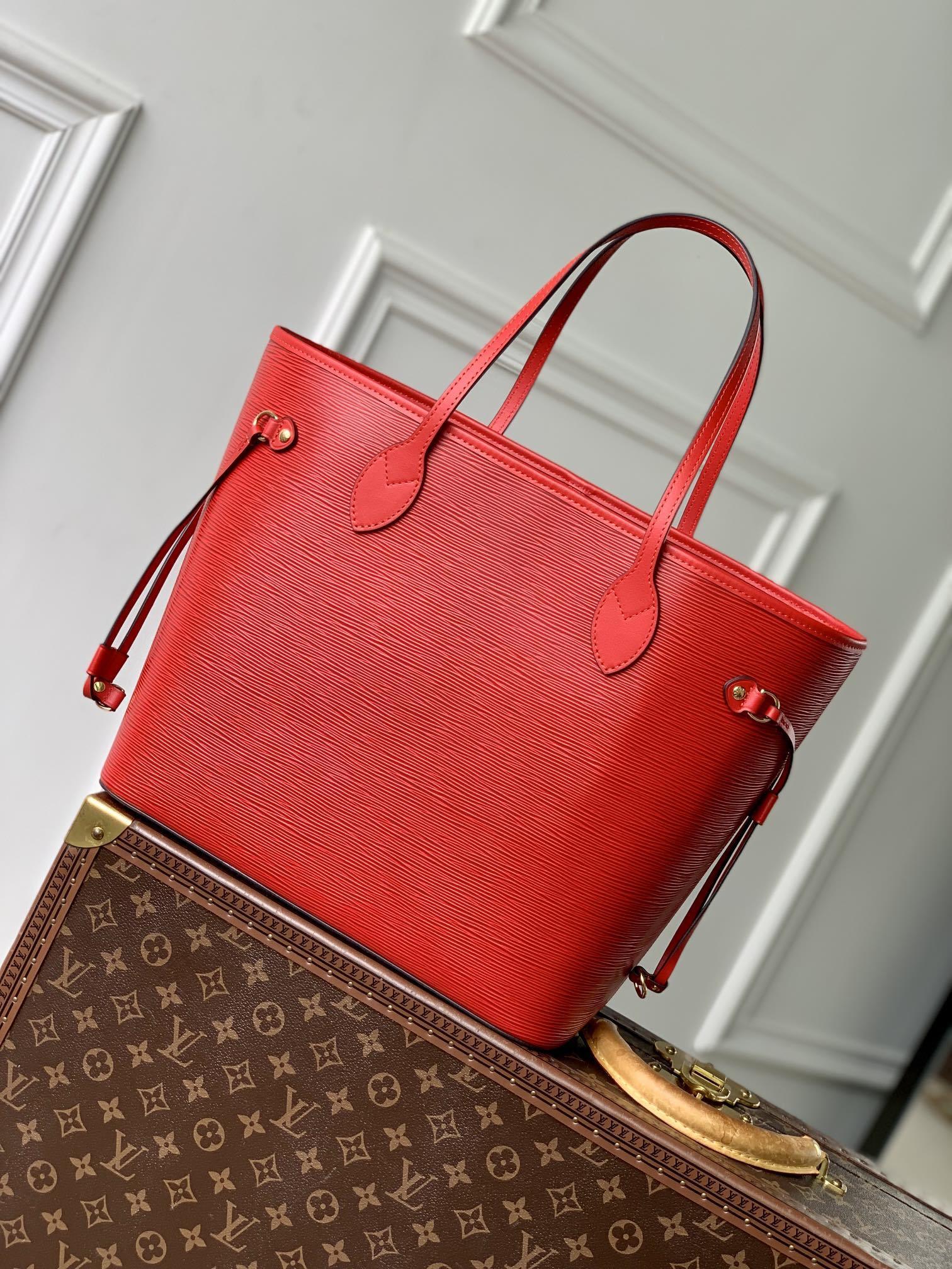 LV Neverfull MM Epi Leather Tote bag