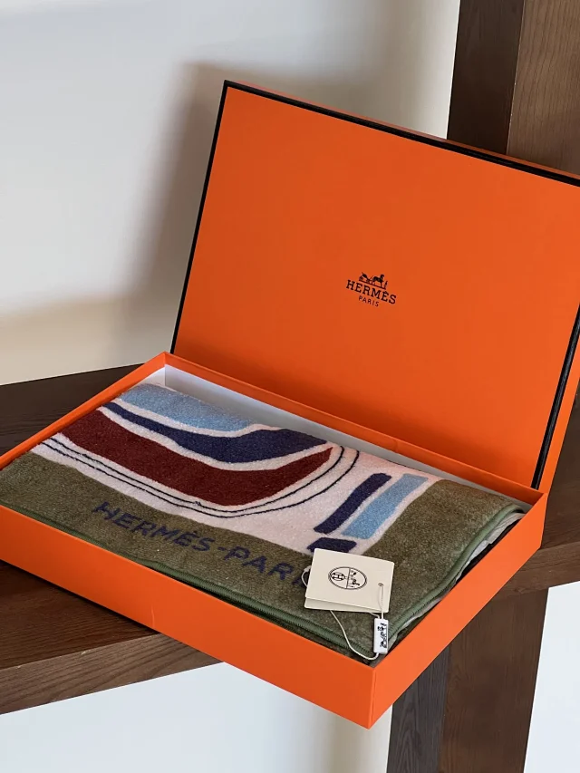 Hermes pure cotton home blanket