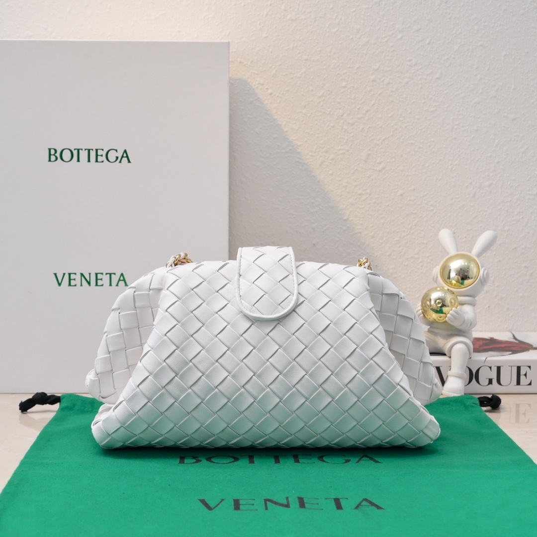 Bottega Veneta Small Lauren 1980 Bag White Color Women
