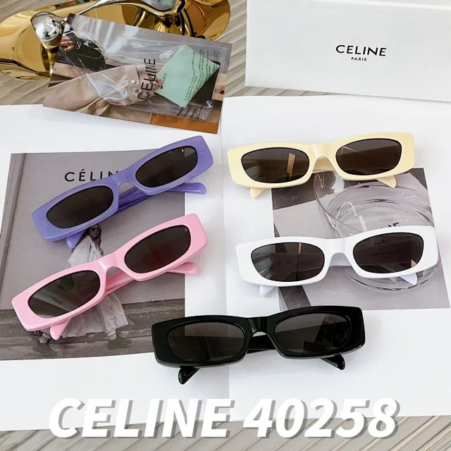 Celine model 40258 versatile concave shape sunglasses
