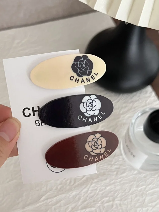 Chanel classic camellia hairpin