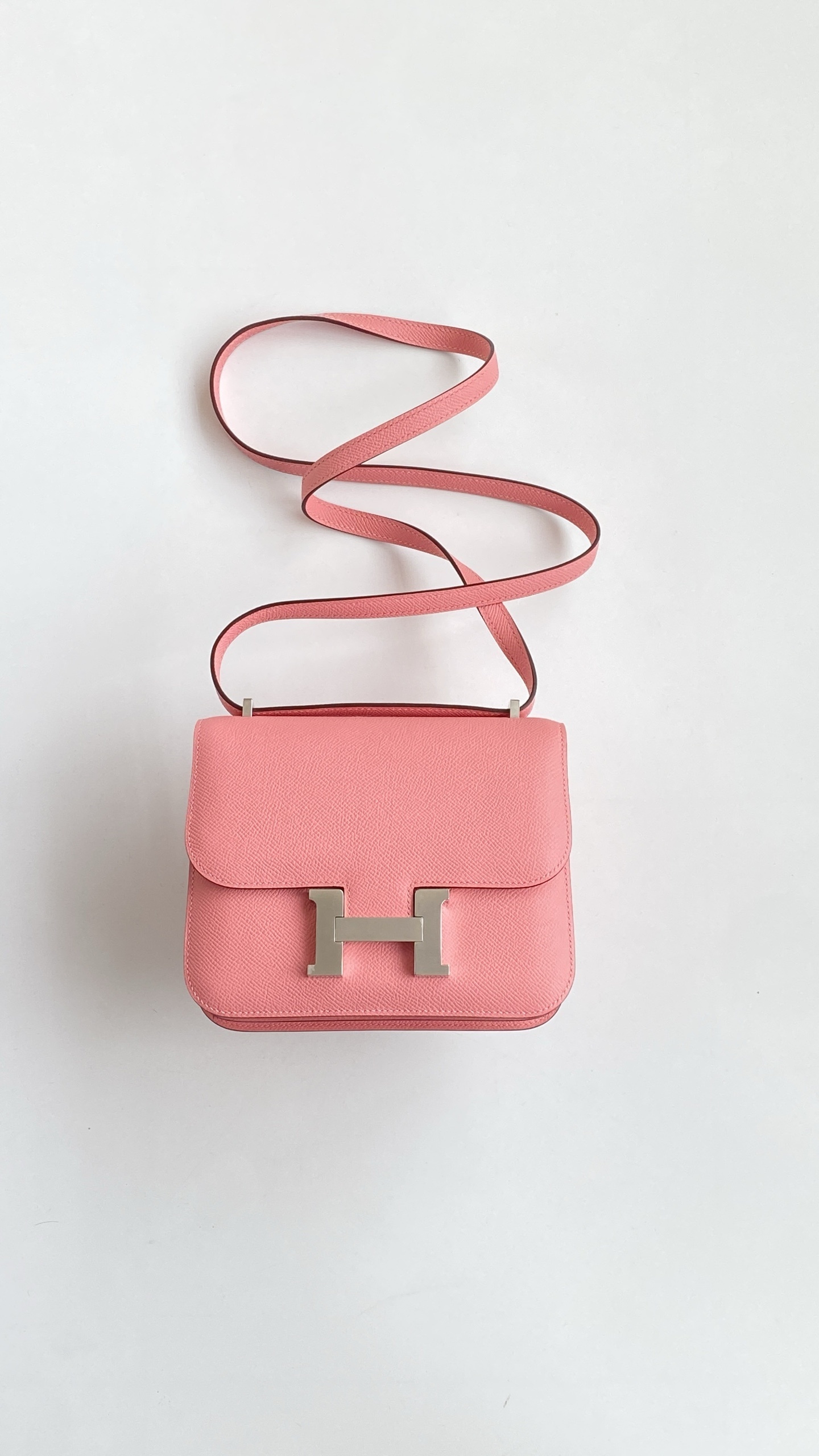 Hermes Constance Shoulder Bag Pink