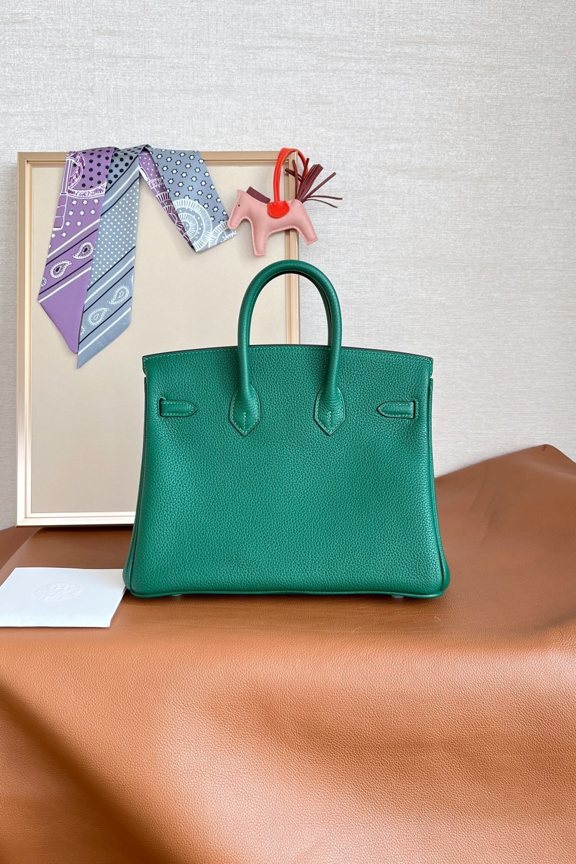 Hermes Classic Flap Bag green
