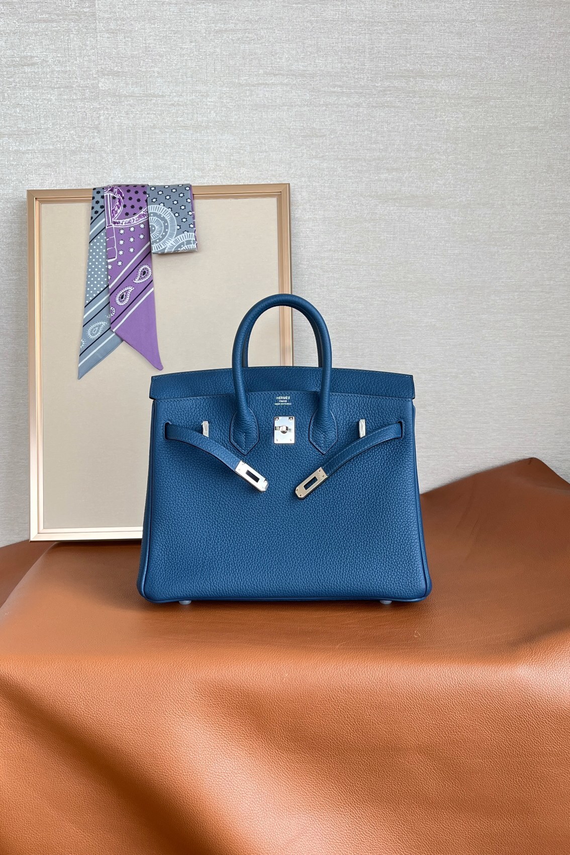 Hermes Birkin Leather Tote Bag