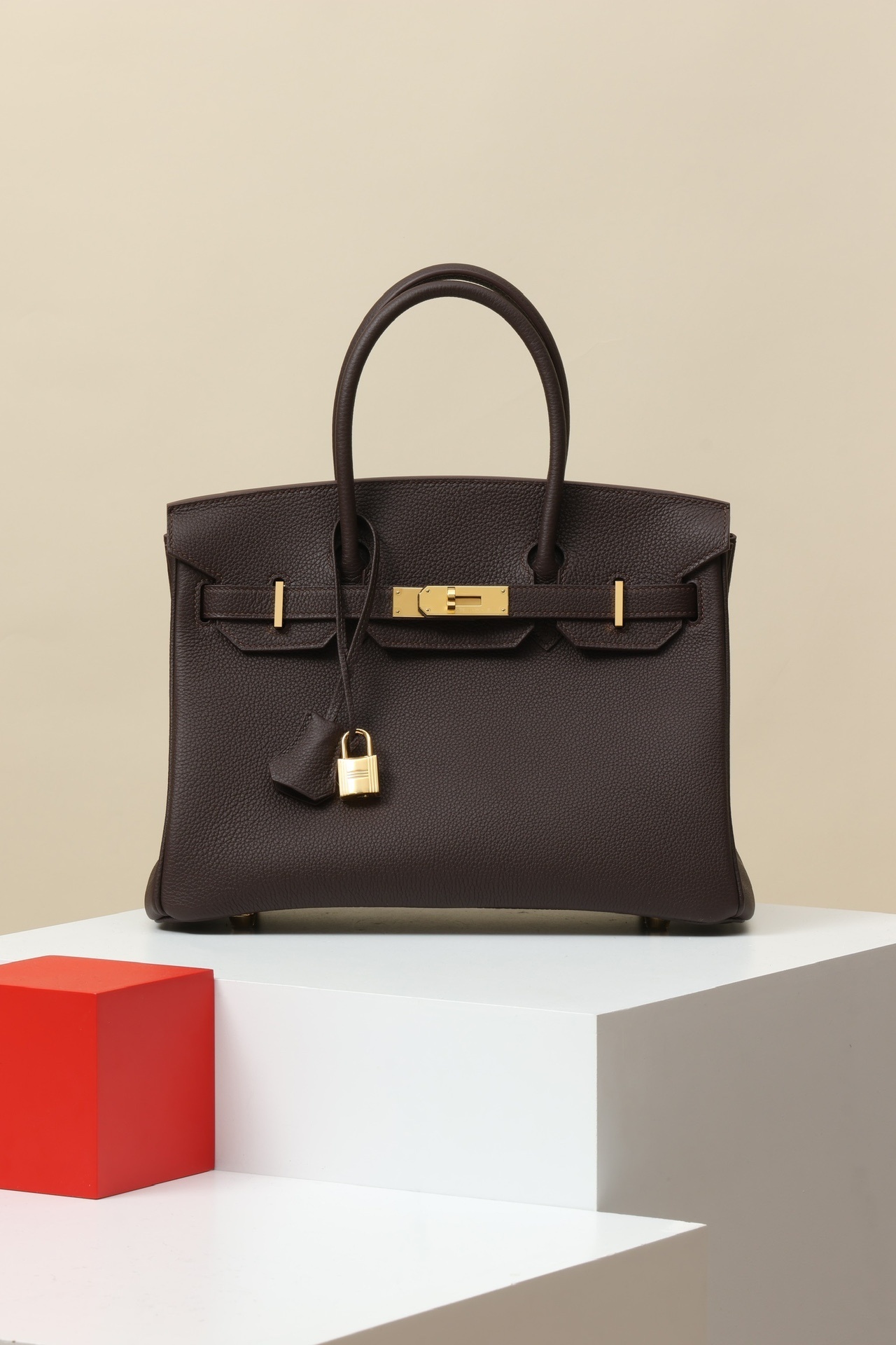 Hermes Birkin Leather Tote Bag