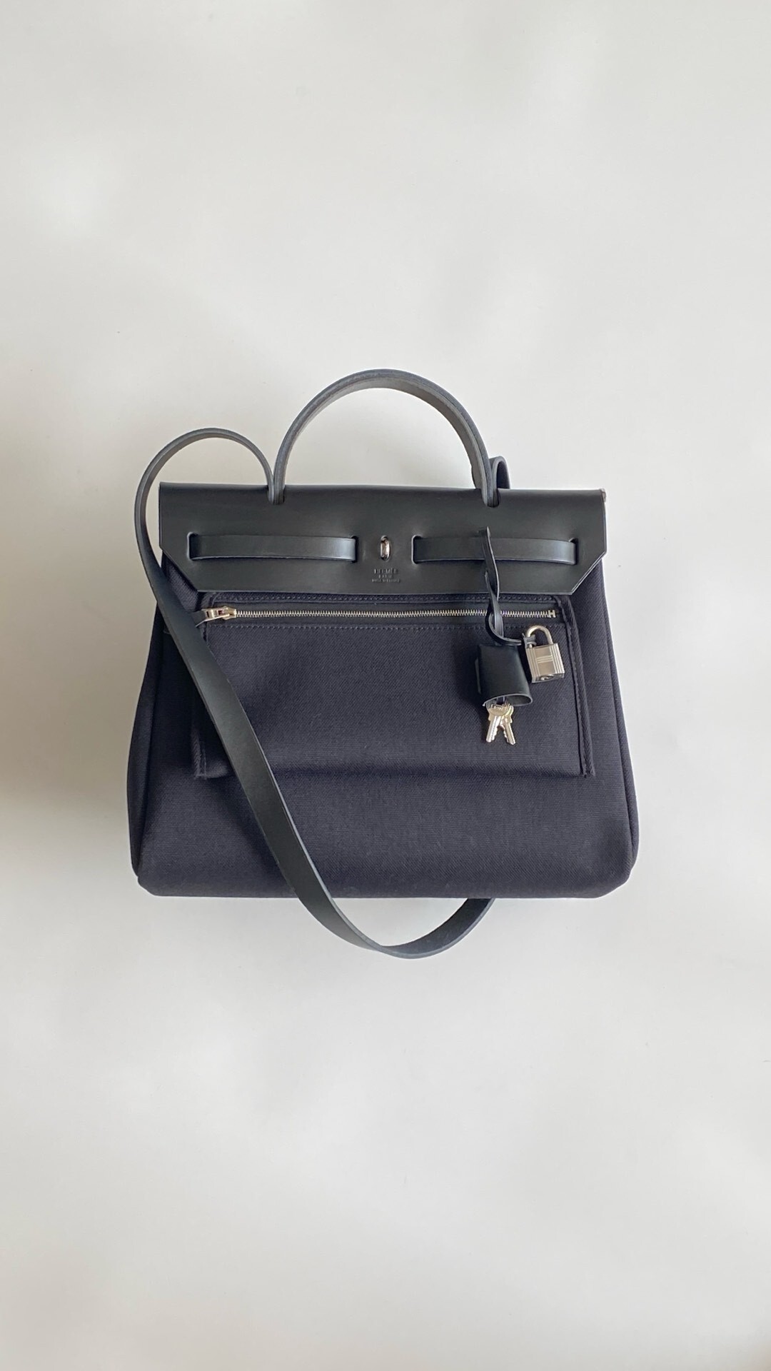Hermès Herbag Zip 31 bag black
