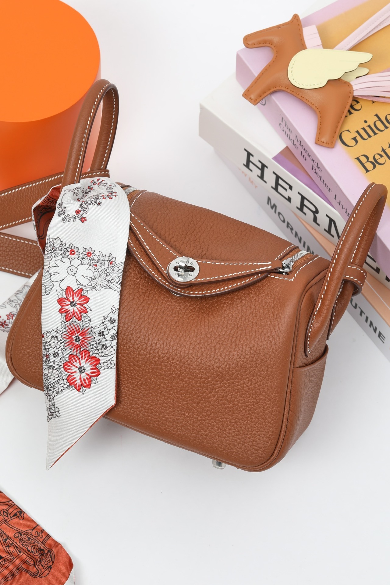 Hermes Mini Handbag brown
