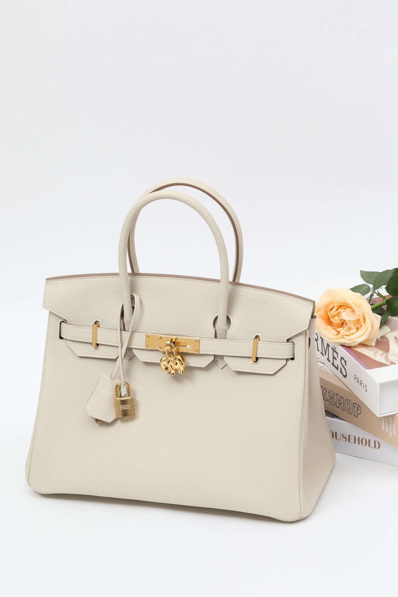 Hermes Mini Handbag white