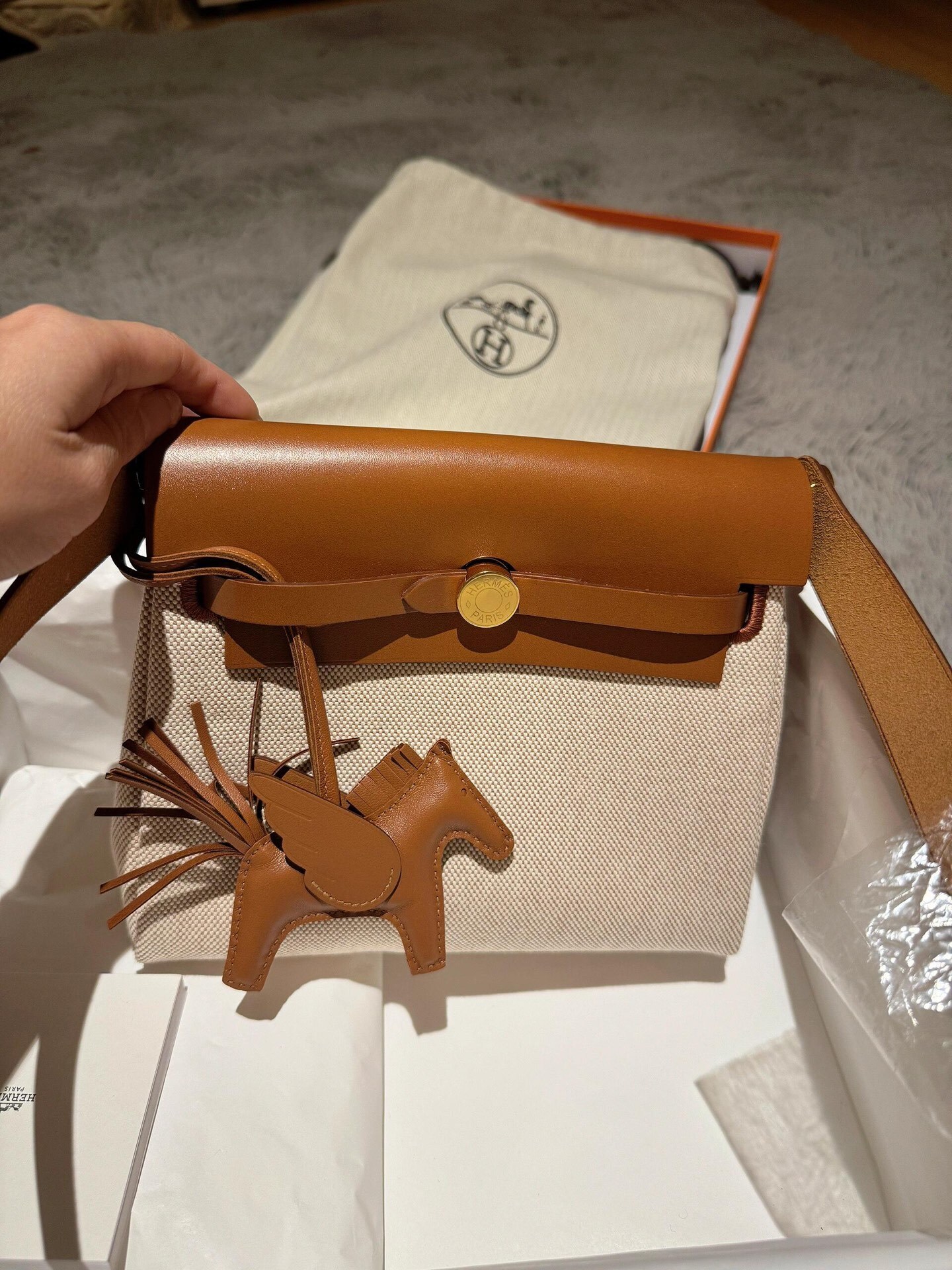 Hermes  Mini Handbag brown