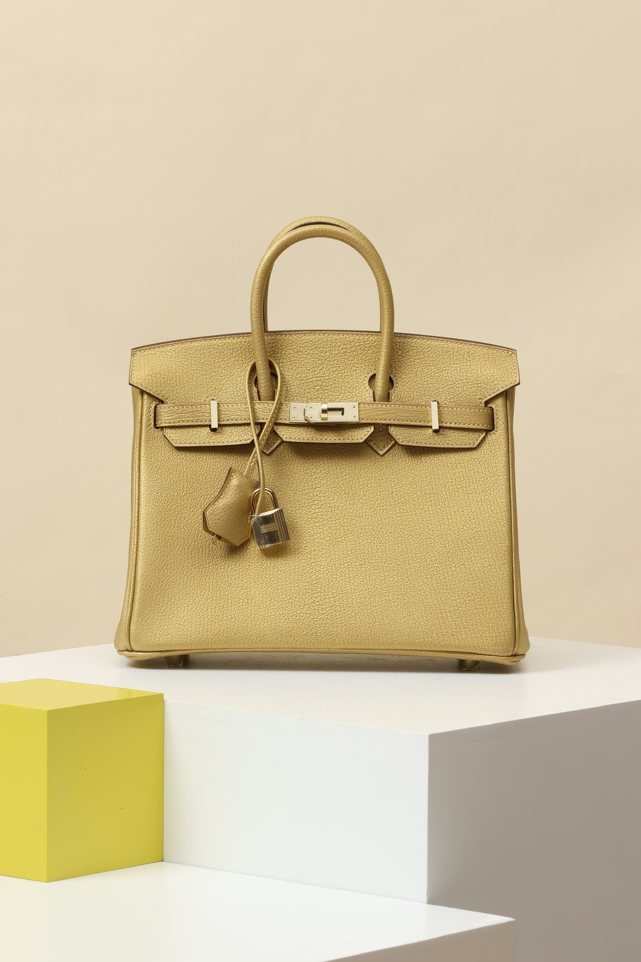 Hermes Birkin 25 Bag yellow