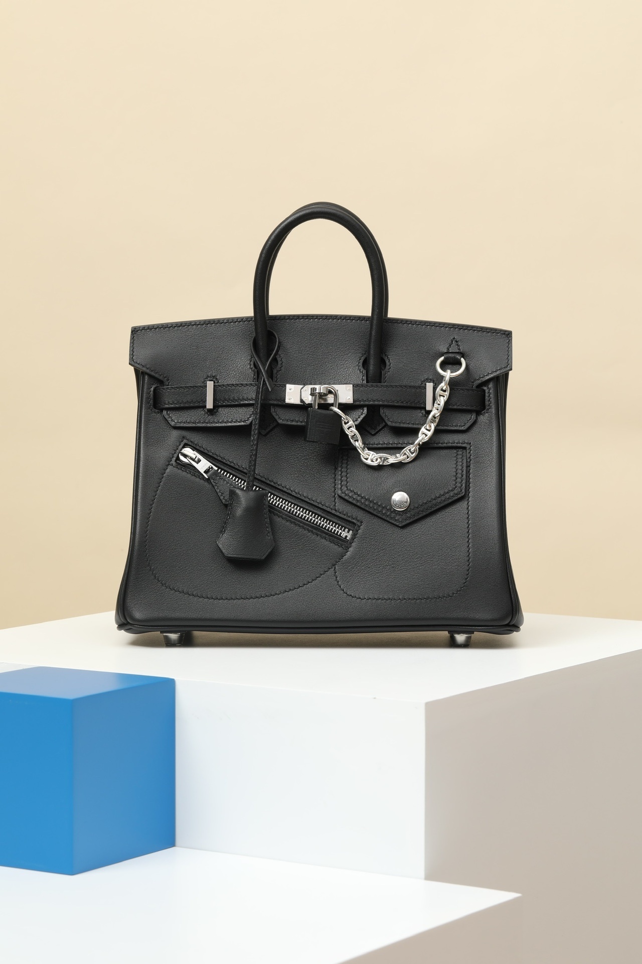 Hermes Birkin 25 Bag Black