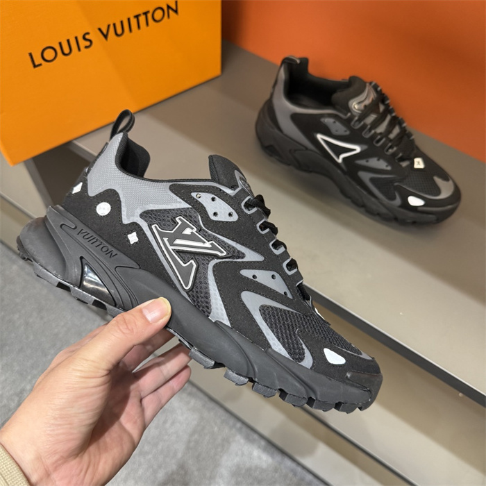 LV Footprint Soccer sneakers black