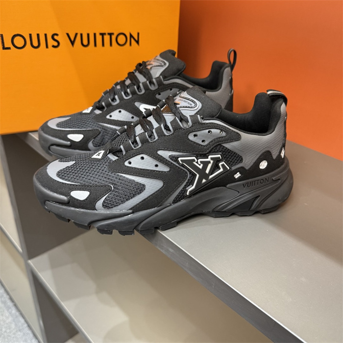LV Footprint Soccer sneakers black