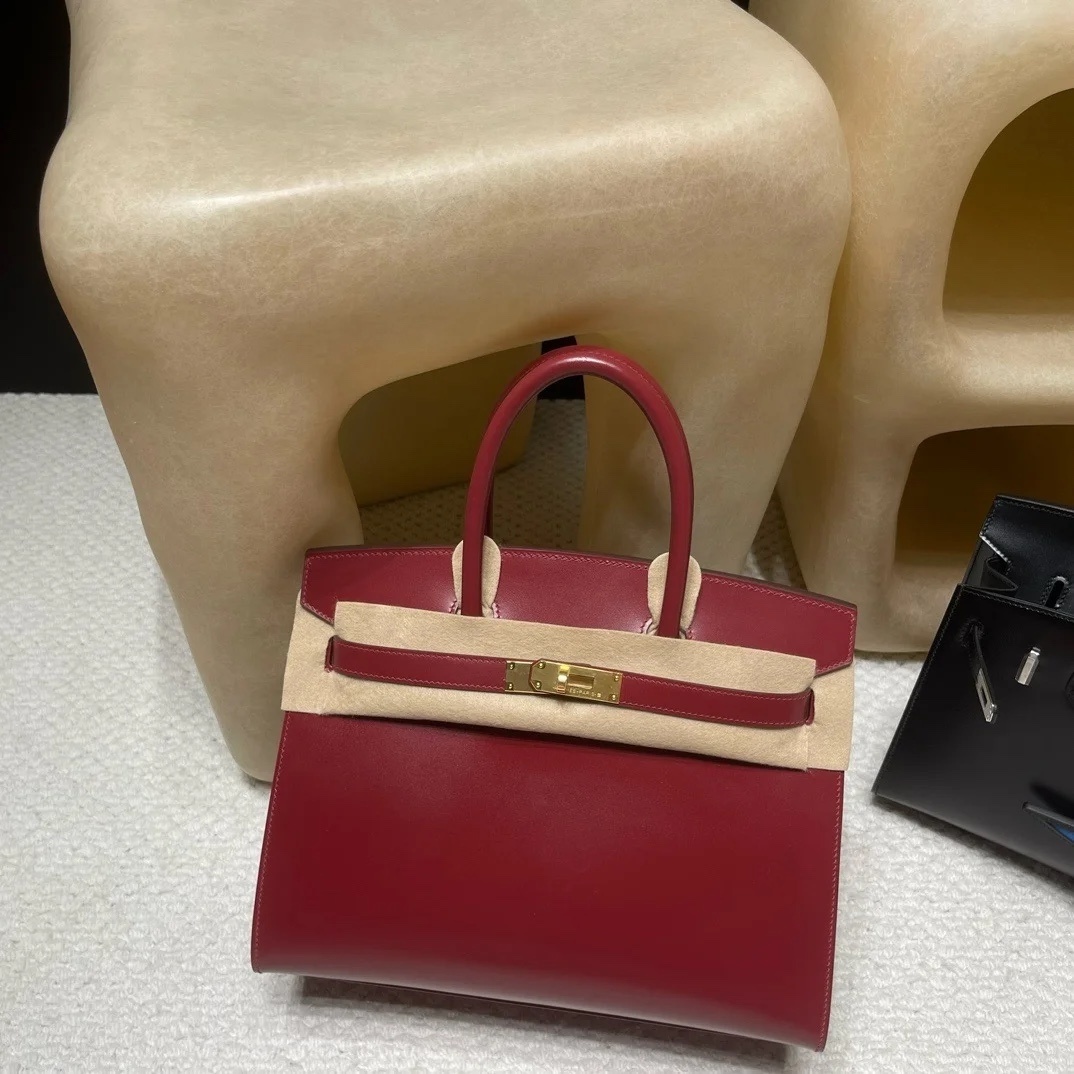 Hermes Birkin Qvc American Leather Handbag red