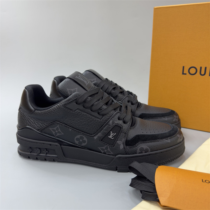LV Trainer Sneakers in black
