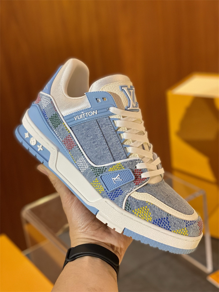 LV Trainer Sneaker blue