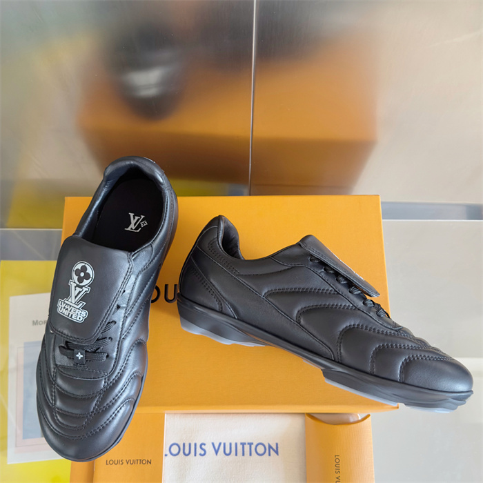 LV Footprint Soccer Sneaker Black