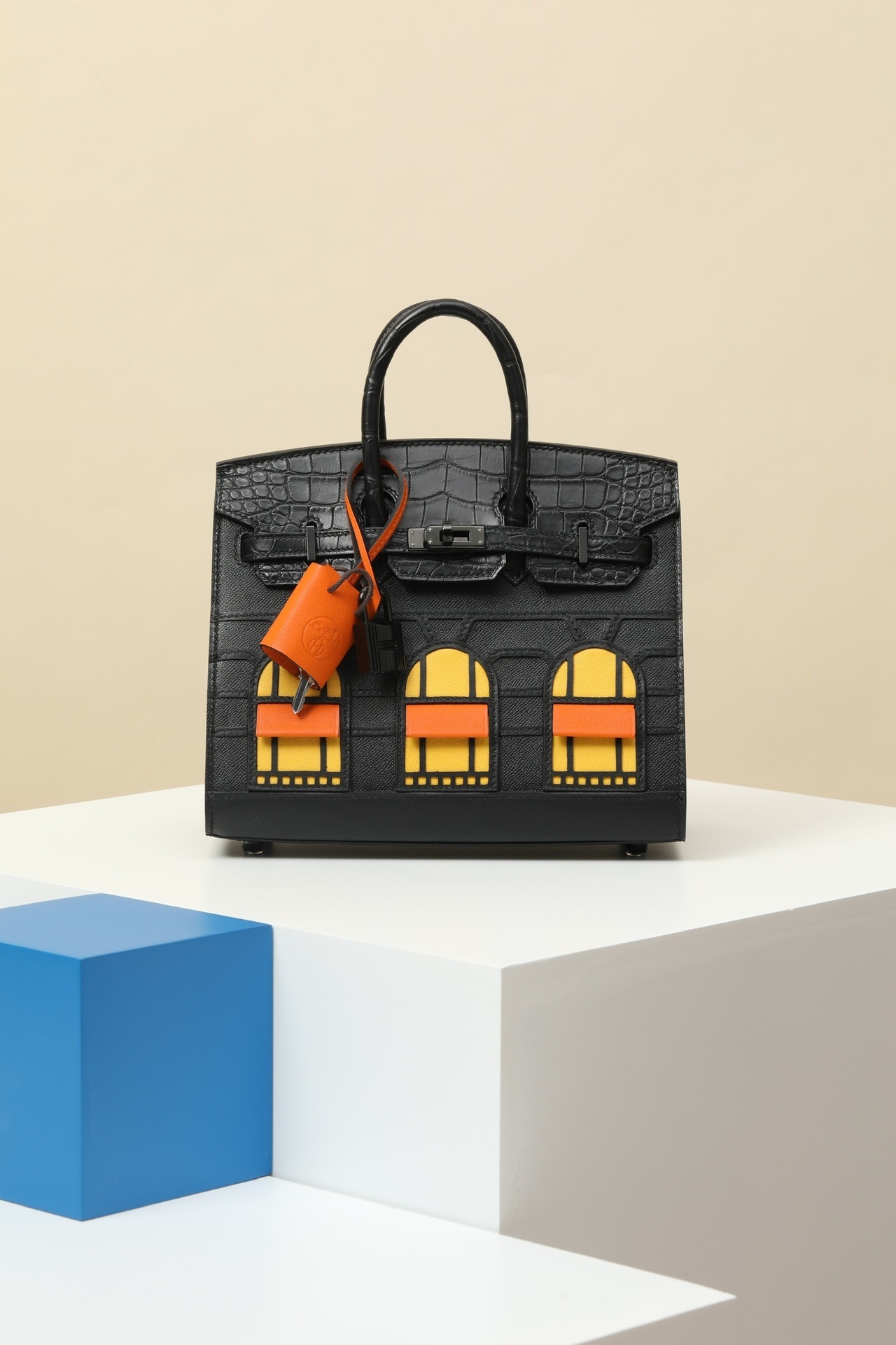 Hermes kelly pochette belt bag Black