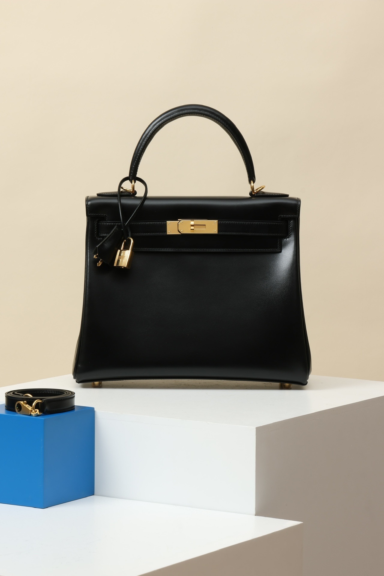 Hermes Kelly bag black 28cm