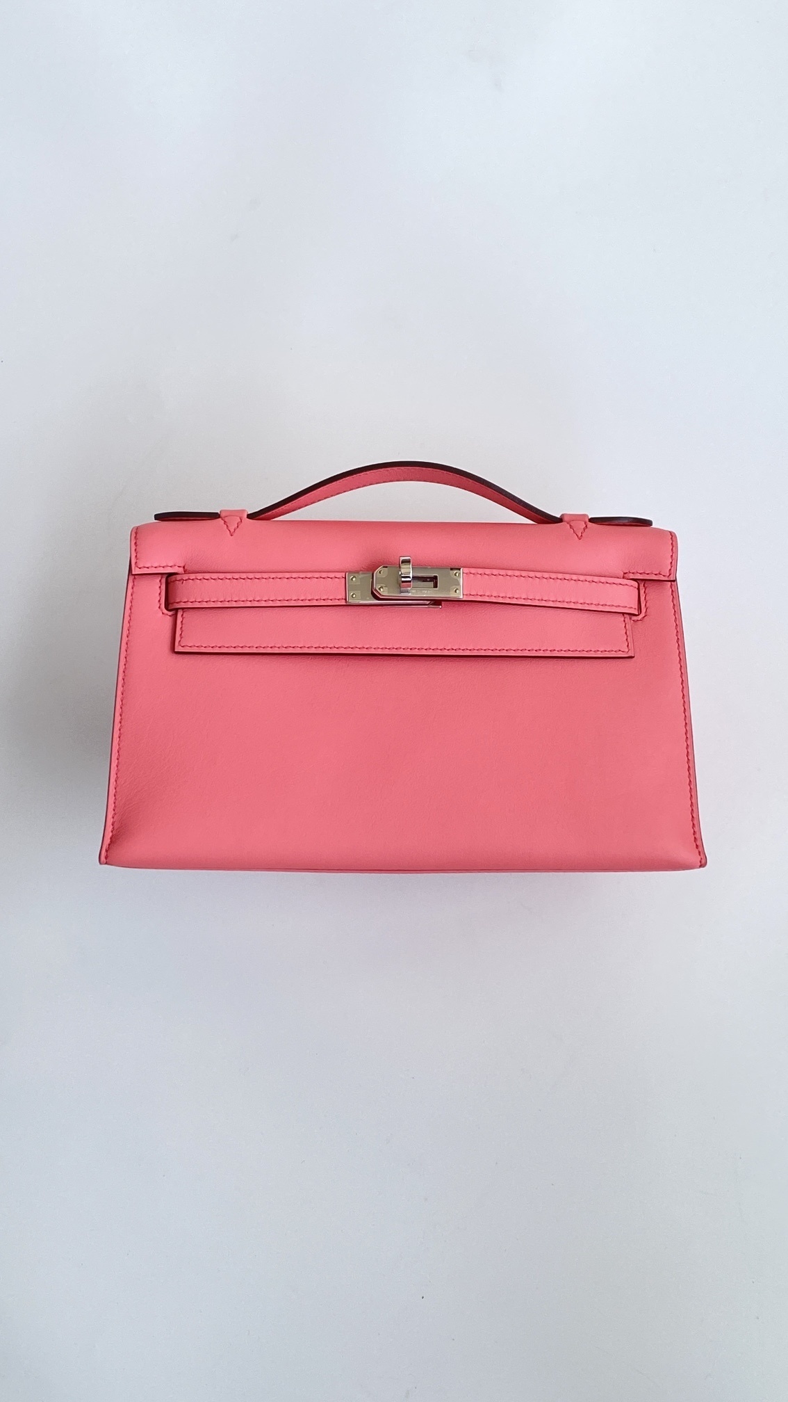 Hermes Kelly Pochette bag pink