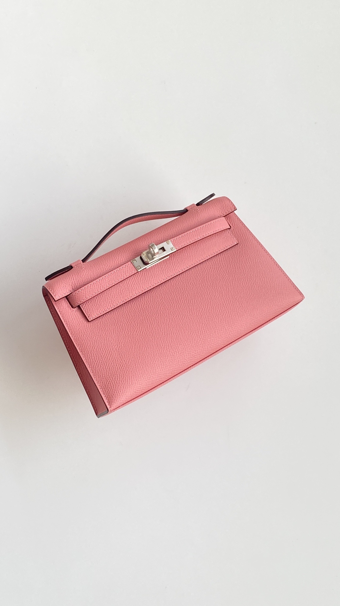 Hermes Kelly Pochette bag pink