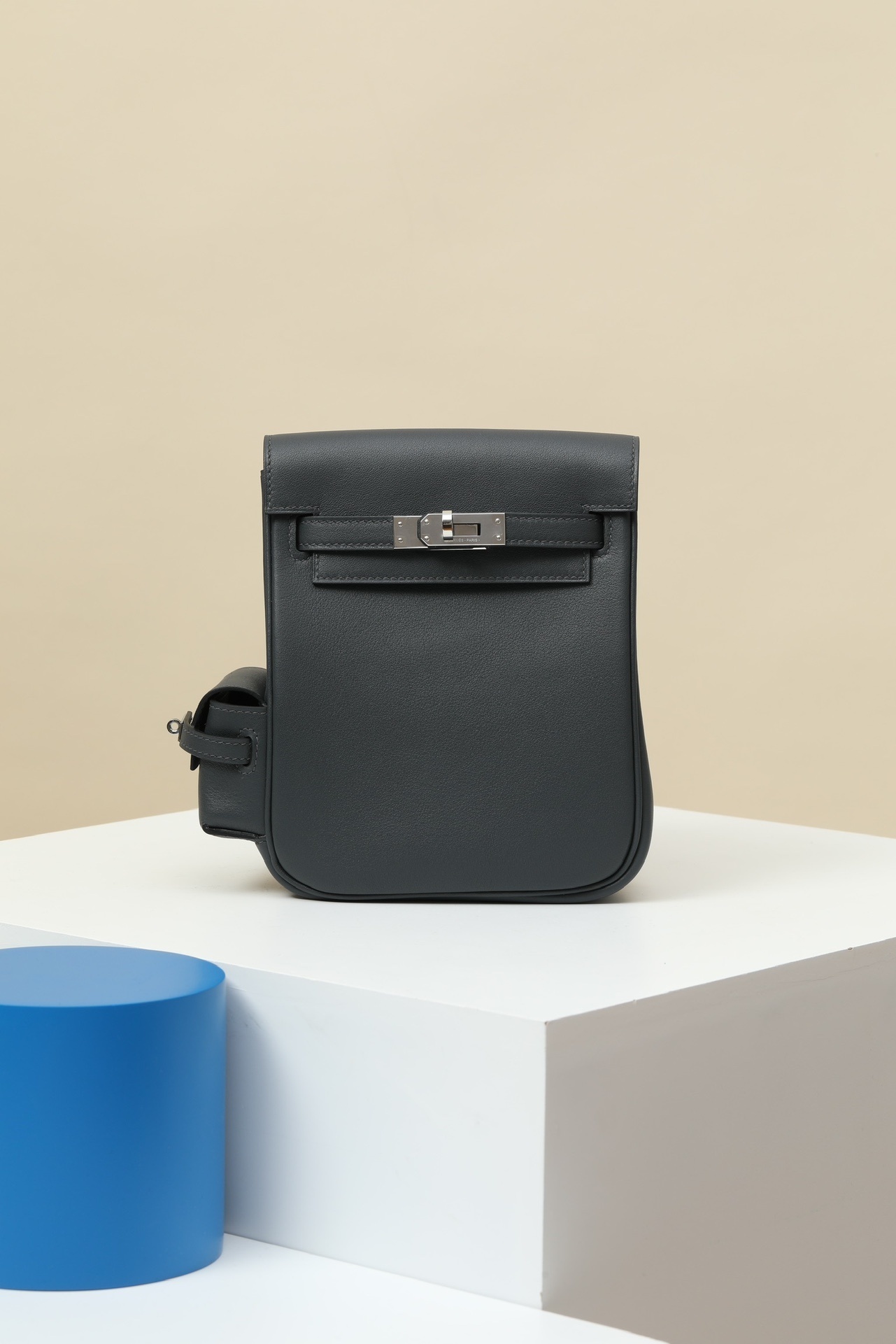 Hermes Kelly Jump Backpack black