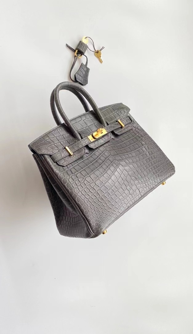 Hermes birkin grey Handbag