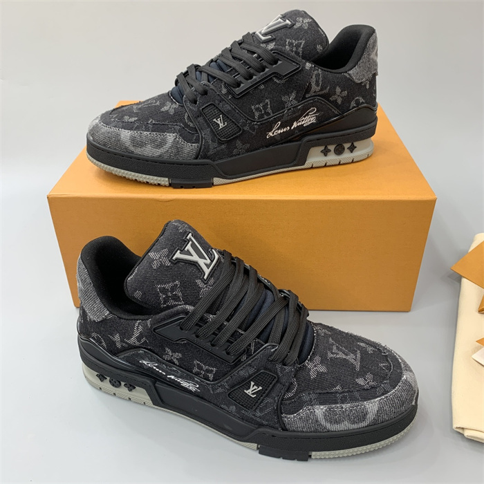LV Trainer Sneaker Black