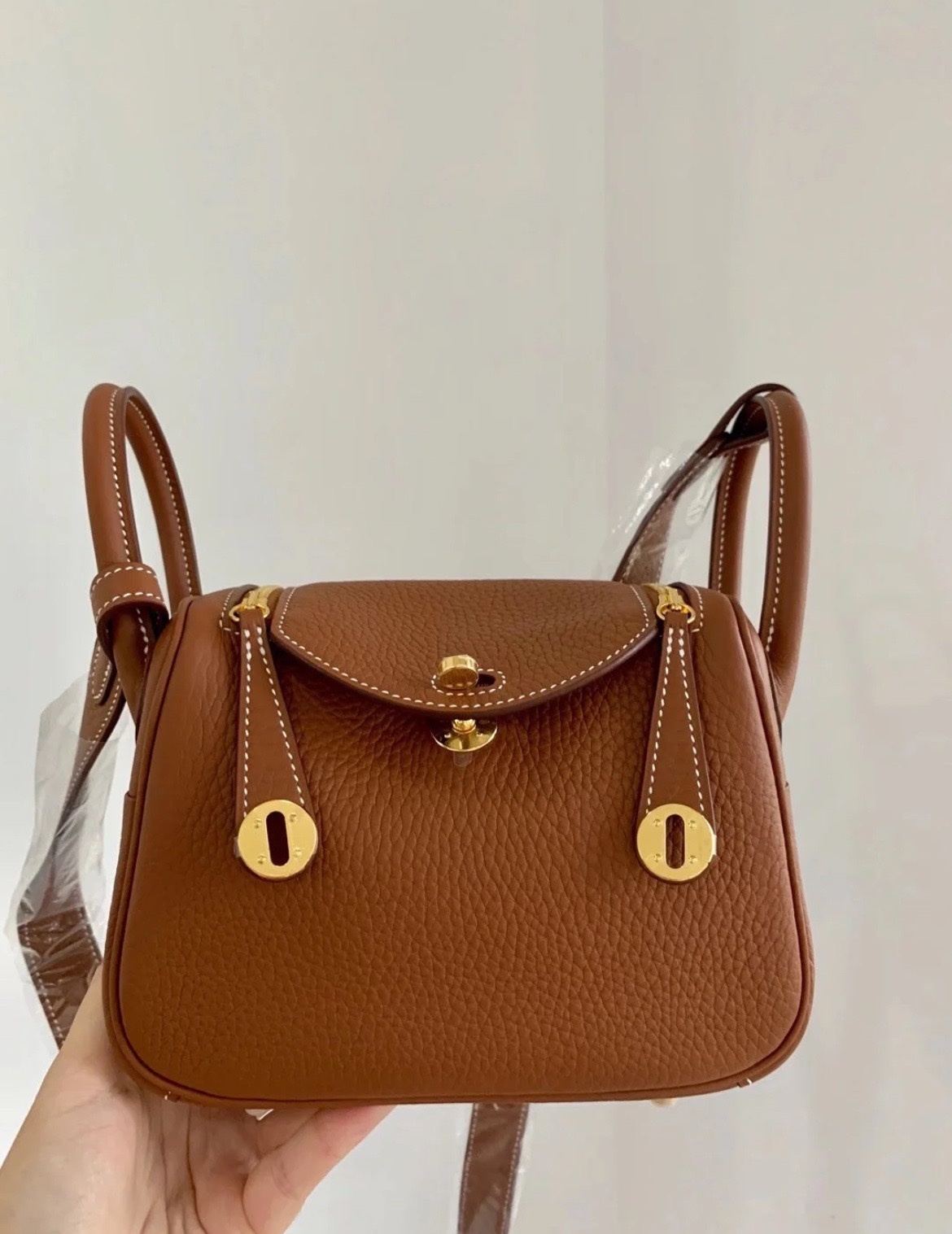 Hermes Lindy Bag Mini Brown