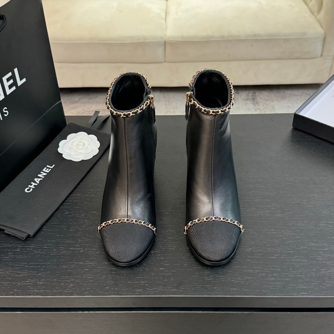 Chanel Boots Black