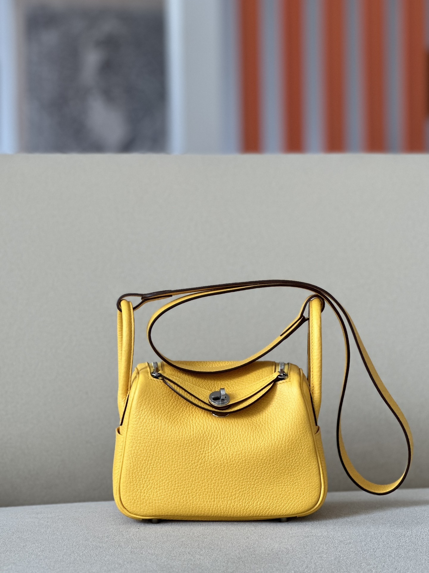 Hermes  Mini Lindy Shoulder Bag