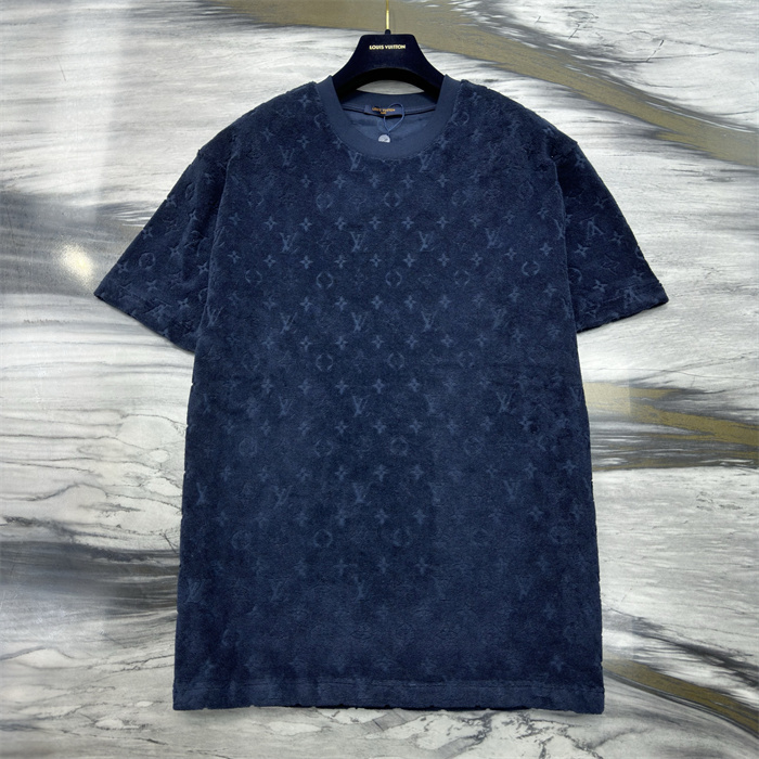 LV Check Pattern Short Sleeve T-Shirt